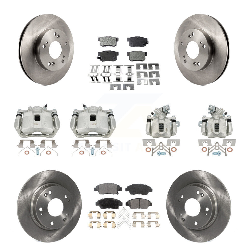 Transit Auto KC8-101258P Disc Brake Kit for 2013-2015 Acura ILX - Front and Rear product image