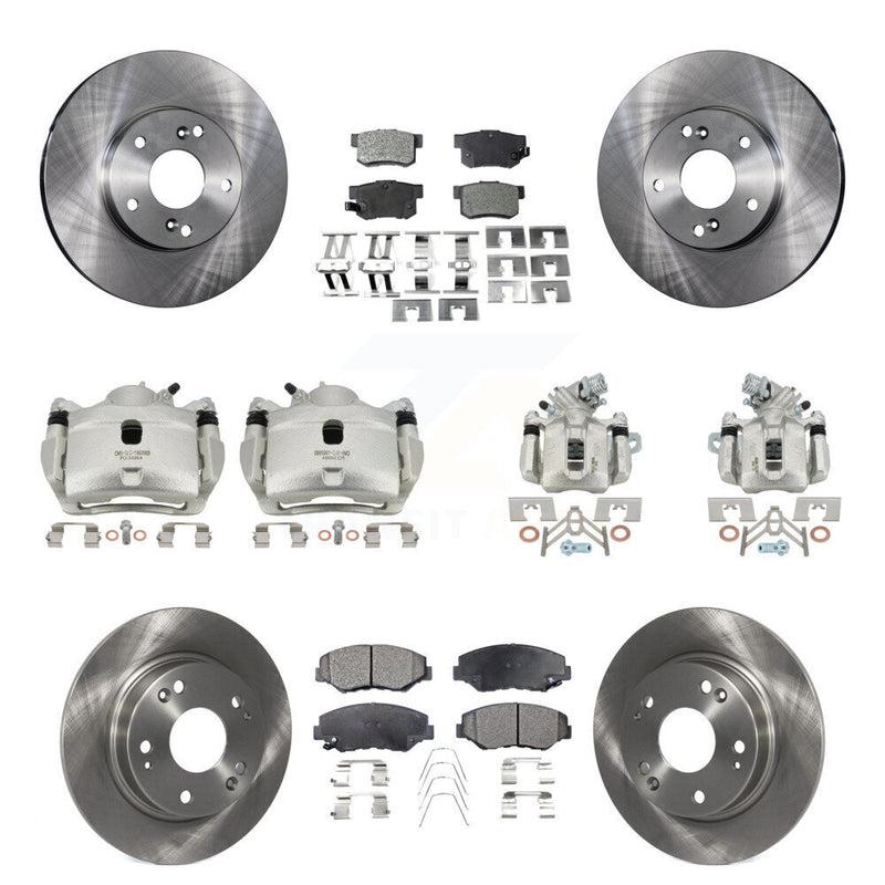 Transit Auto KC8-101260P Disc Brake Kit for 2013-2015 Honda Civic, Acura ILX - Front and Rear product image