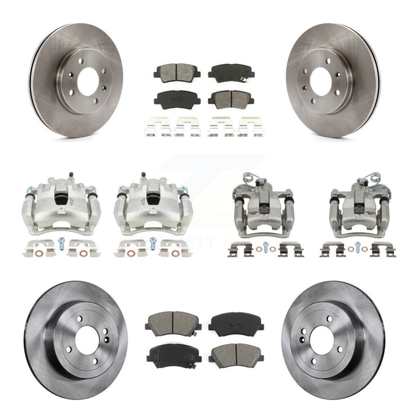 Transit Auto KC8-101262S Disc Brake Kit for 2012-2016 Hyundai Accent - Front and Rear product image