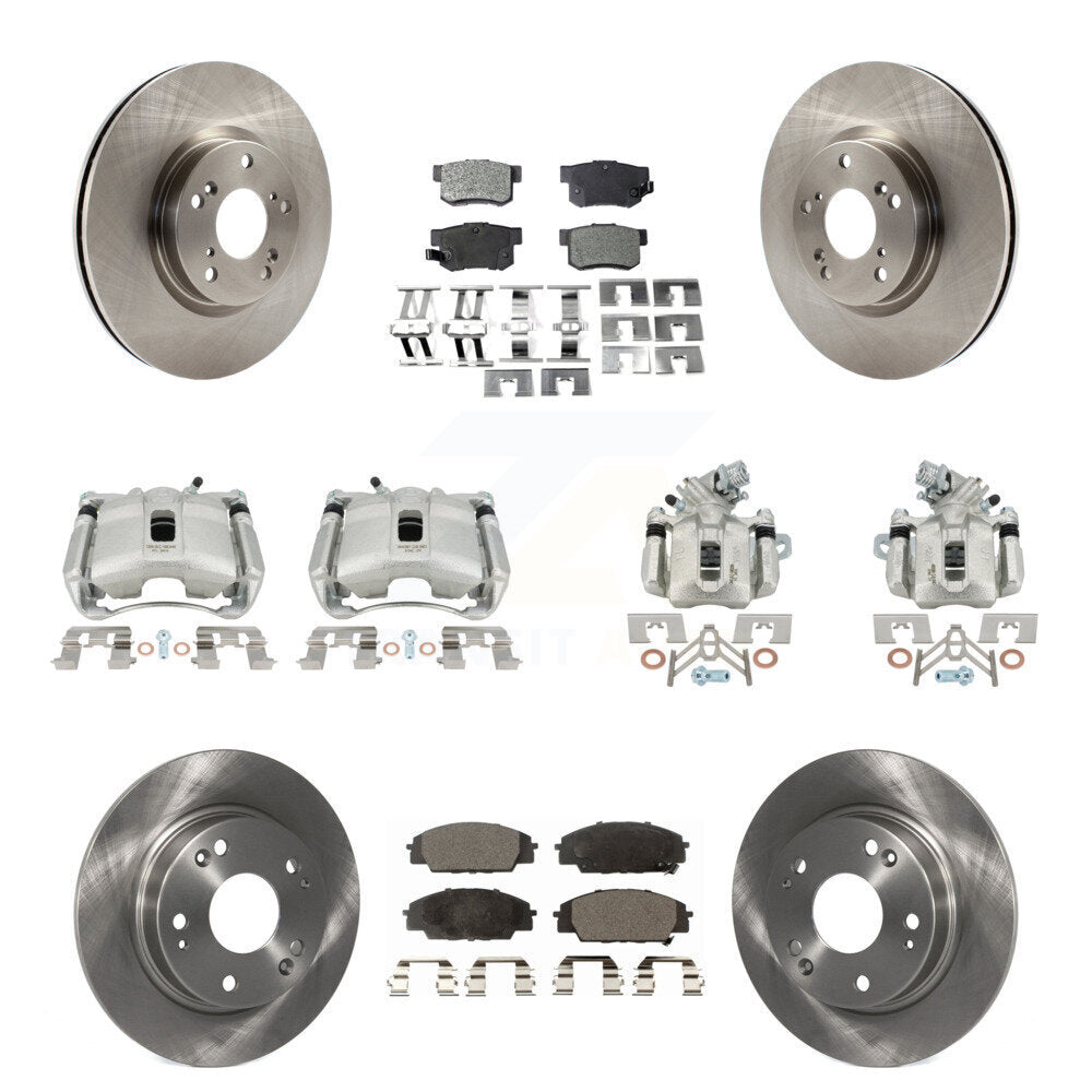 Transit Auto KC8-101264P Disc Brake Kit for 2007-2010 Acura CSX - Front and Rear product image