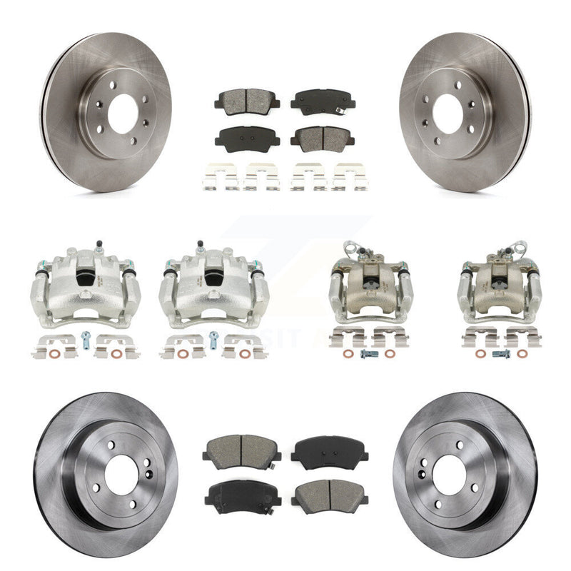 Transit Auto KC8-101264S Disc Brake Kit for 2012-2016 Kia Rio - Front and Rear product image