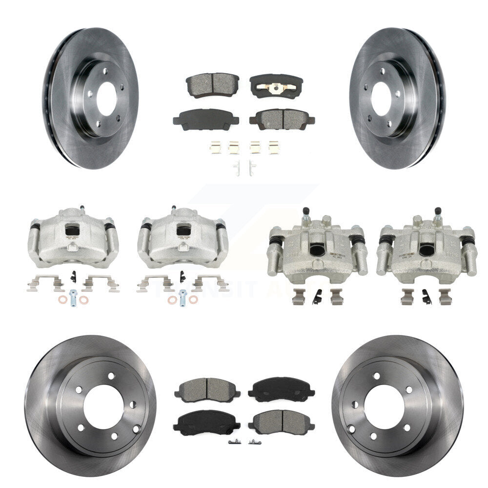 Transit Auto KC8-101265S Disc Brake Kit for 2007-2017 Chrysler 200, Dodge Caliber, Dodge Avenger & more - Front and Rear product image