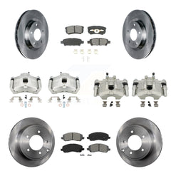 Transit Auto KC8-101265S Disc Brake Kit for 2007-2017 Chrysler 200, Dodge Caliber, Dodge Avenger & more - Front and Rear product image