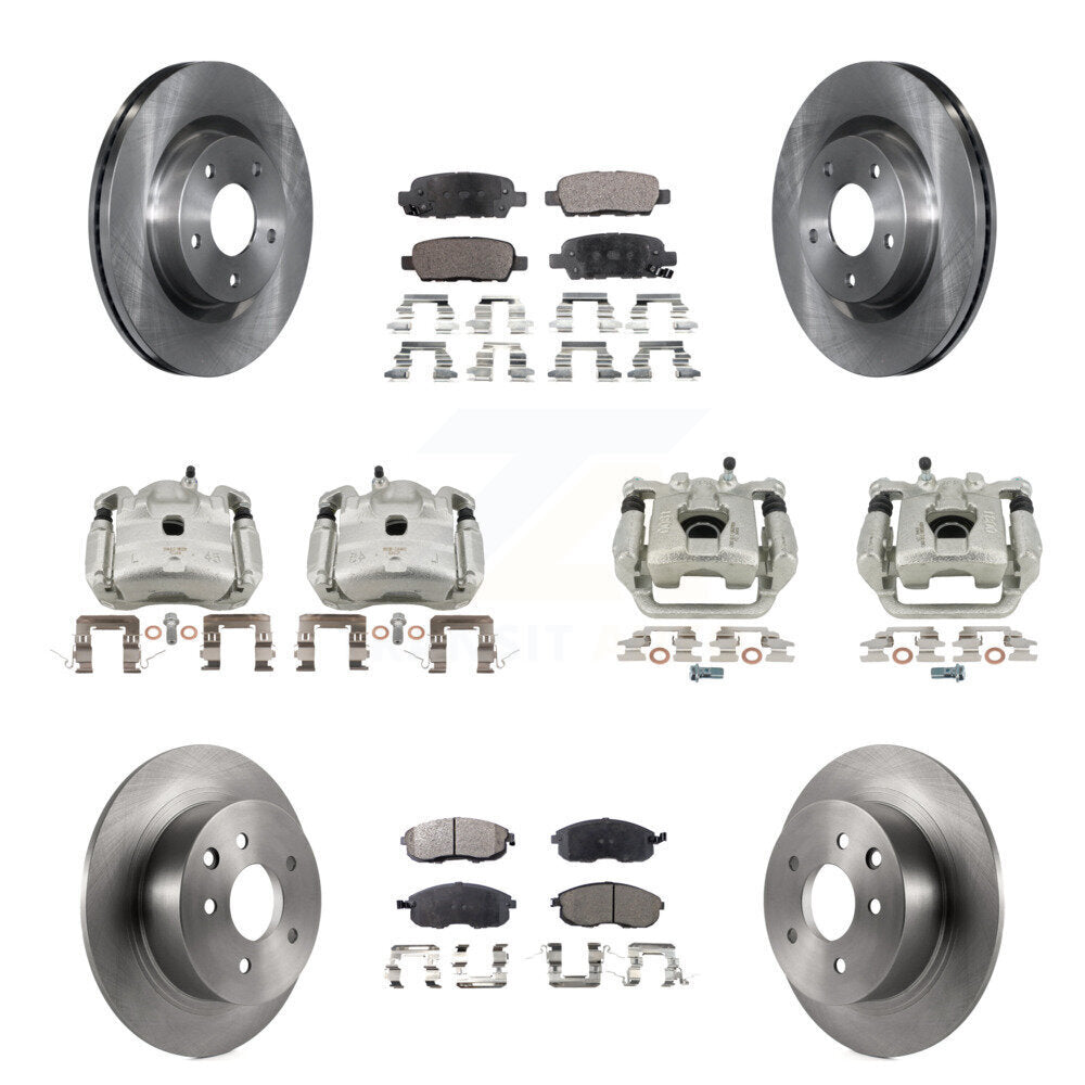 Transit Auto KC8-101265T Disc Brake Kit for 2007-2010 Nissan Altima - Front and Rear product image