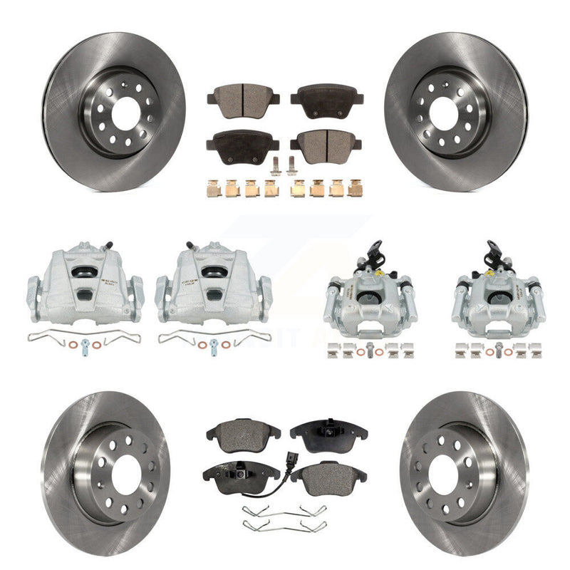 Transit Auto KC8-101268P Disc Brake Kit for 2012-2014 Volkswagen Passat - Front and Rear product image
