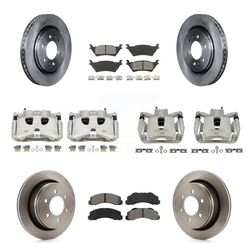 Transit Auto KC8-101268S Disc Brake Kit for 2012-2017 Ford F-150 - Front and Rear product image