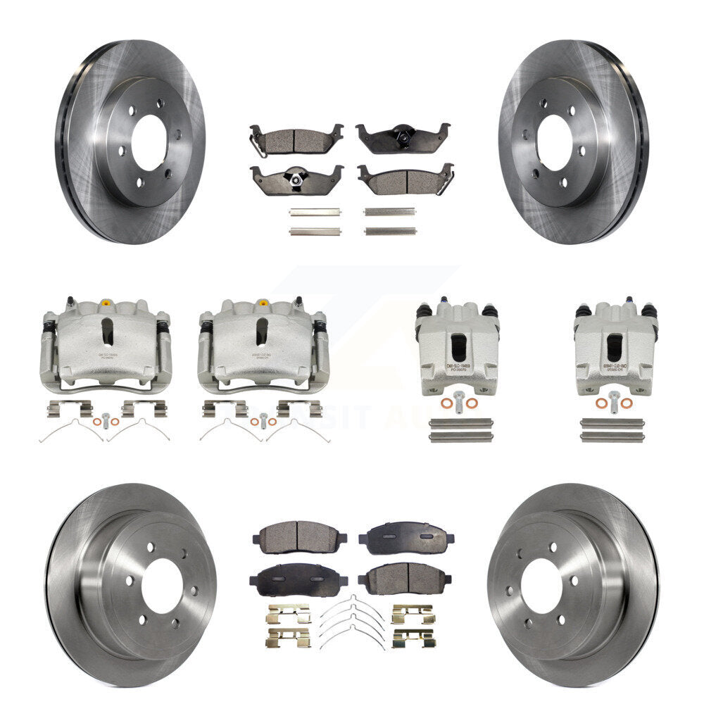 Transit Auto KC8-101269P Disc Brake Kit for 2004-2008 Lincoln Mark LT, Ford F-150 - Front and Rear product image