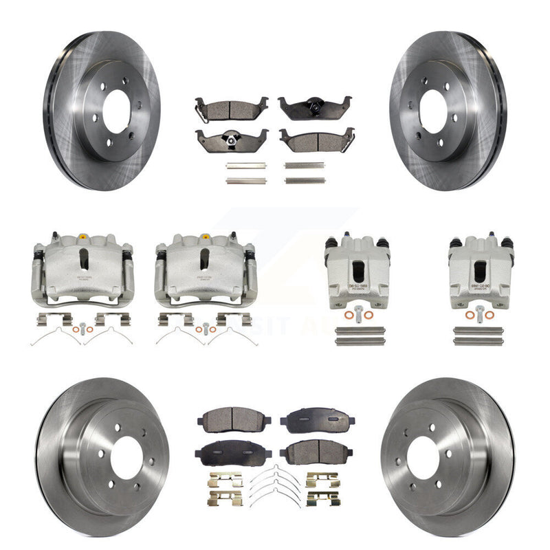Transit Auto KC8-101269P Disc Brake Kit for 2004-2008 Lincoln Mark LT, Ford F-150 - Front and Rear product image