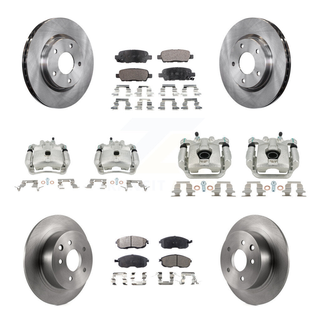Transit Auto KC8-101269T Disc Brake Kit for 2013-2019 Nissan Sentra - Front and Rear product image