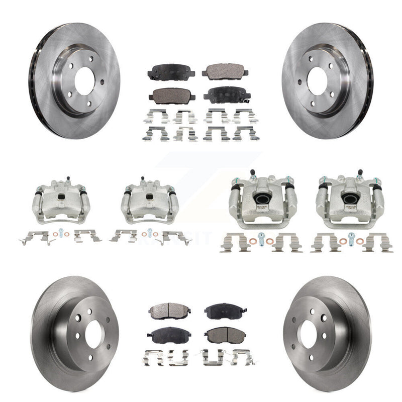 Transit Auto KC8-101269T Disc Brake Kit for 2013-2019 Nissan Sentra - Front and Rear product image