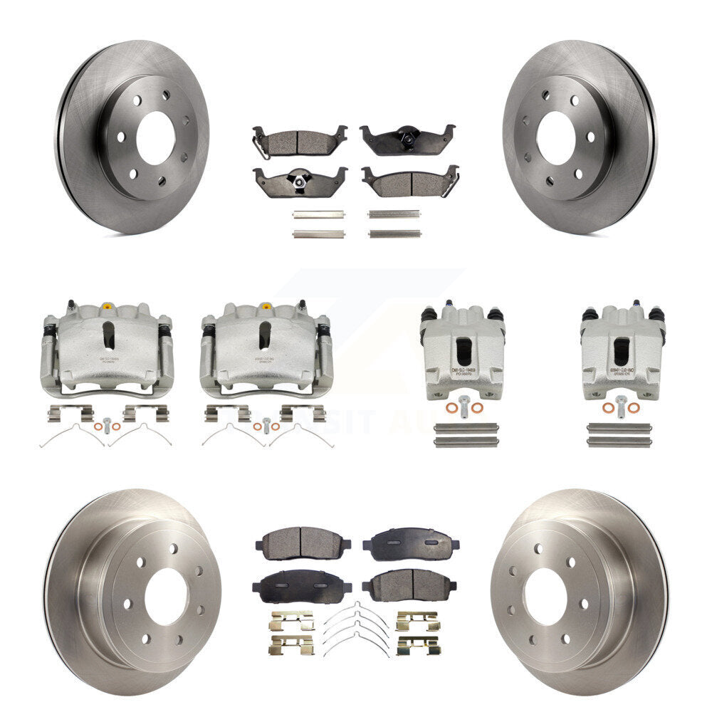 Transit Auto KC8-101270P Disc Brake Kit for 2004-2008 Lincoln Mark LT, Ford F-150 - Front and Rear product image