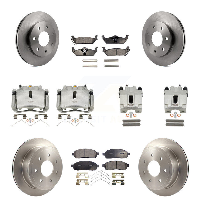 Transit Auto KC8-101270P Disc Brake Kit for 2004-2008 Lincoln Mark LT, Ford F-150 - Front and Rear product image