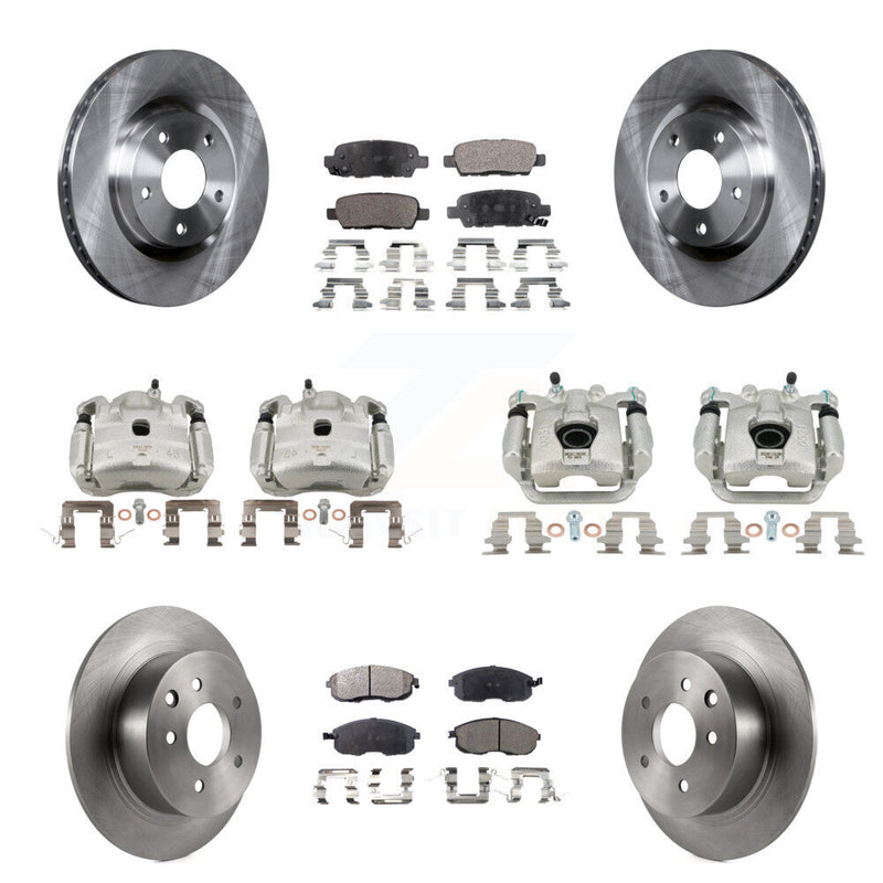 Transit Auto KC8-101270T Disc Brake Kit for 2007-2010 Nissan Sentra - Front and Rear product image