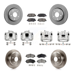 Transit Auto KC8-101271T Disc Brake Kit for 2007-2016 Jeep Wrangler - Front and Rear product image
