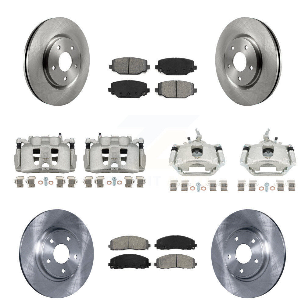 Transit Auto KC8-101272S Disc Brake Kit for 2014-2020 Dodge Journey - Front and Rear product image