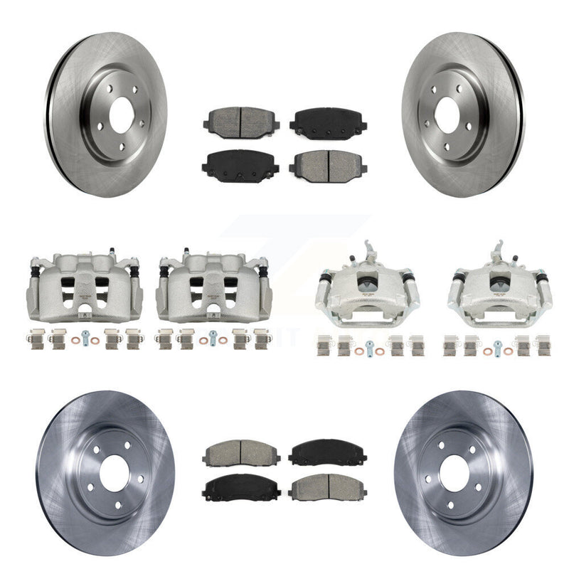 Transit Auto KC8-101272S Disc Brake Kit for 2014-2020 Dodge Journey - Front and Rear product image
