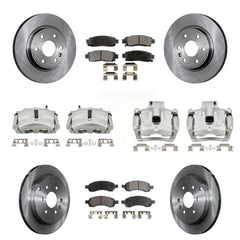Transit Auto KC8-101272T Disc Brake Kit for 2007-2017 GMC Acadia Limited, Chevrolet Traverse, Buick Enclave & more - Front and Rear product image