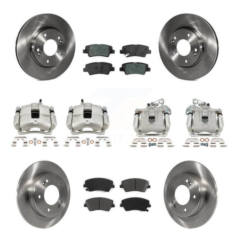 Transit Auto KC8-101273S Disc Brake Kit for 2017-2020 Hyundai Elantra - Front and Rear product image
