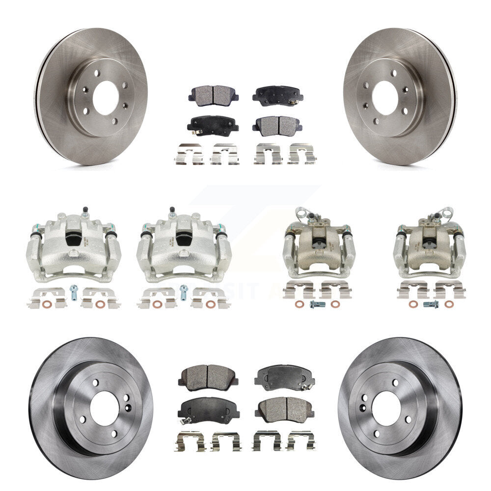 Transit Auto KC8-101274T Disc Brake Kit for 2012-2016 Kia Rio - Front and Rear product image