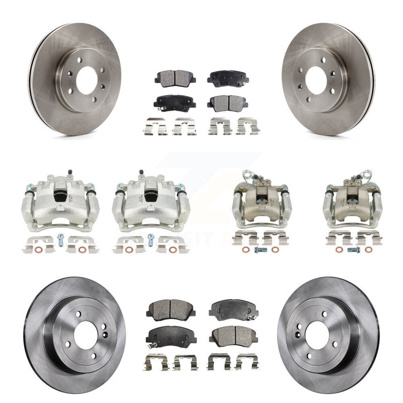 Transit Auto KC8-101274T Disc Brake Kit for 2012-2016 Kia Rio - Front and Rear product image