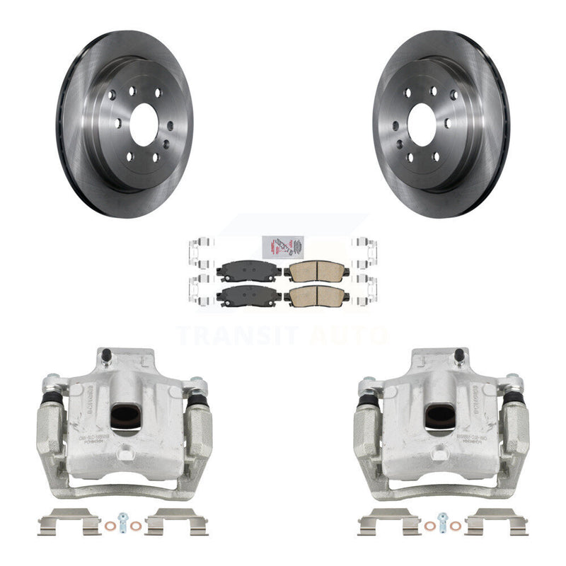 Transit Auto KC8-101276N Disc Brake Kit for 2007-2017 GMC Acadia Limited, Chevrolet Traverse, Buick Enclave & more - Rear product image