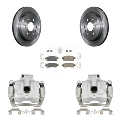 Transit Auto KC8-101277N Disc Brake Kit for 2007-2017 GMC Acadia Limited, Chevrolet Traverse, Buick Enclave & more - Rear product image