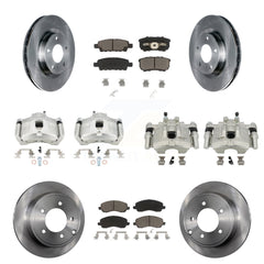 CMX KC8-101280C Disc Brake Kit for 2007-2017 Chrysler 200, Dodge Caliber, Dodge Avenger & more - Front and Rear product image