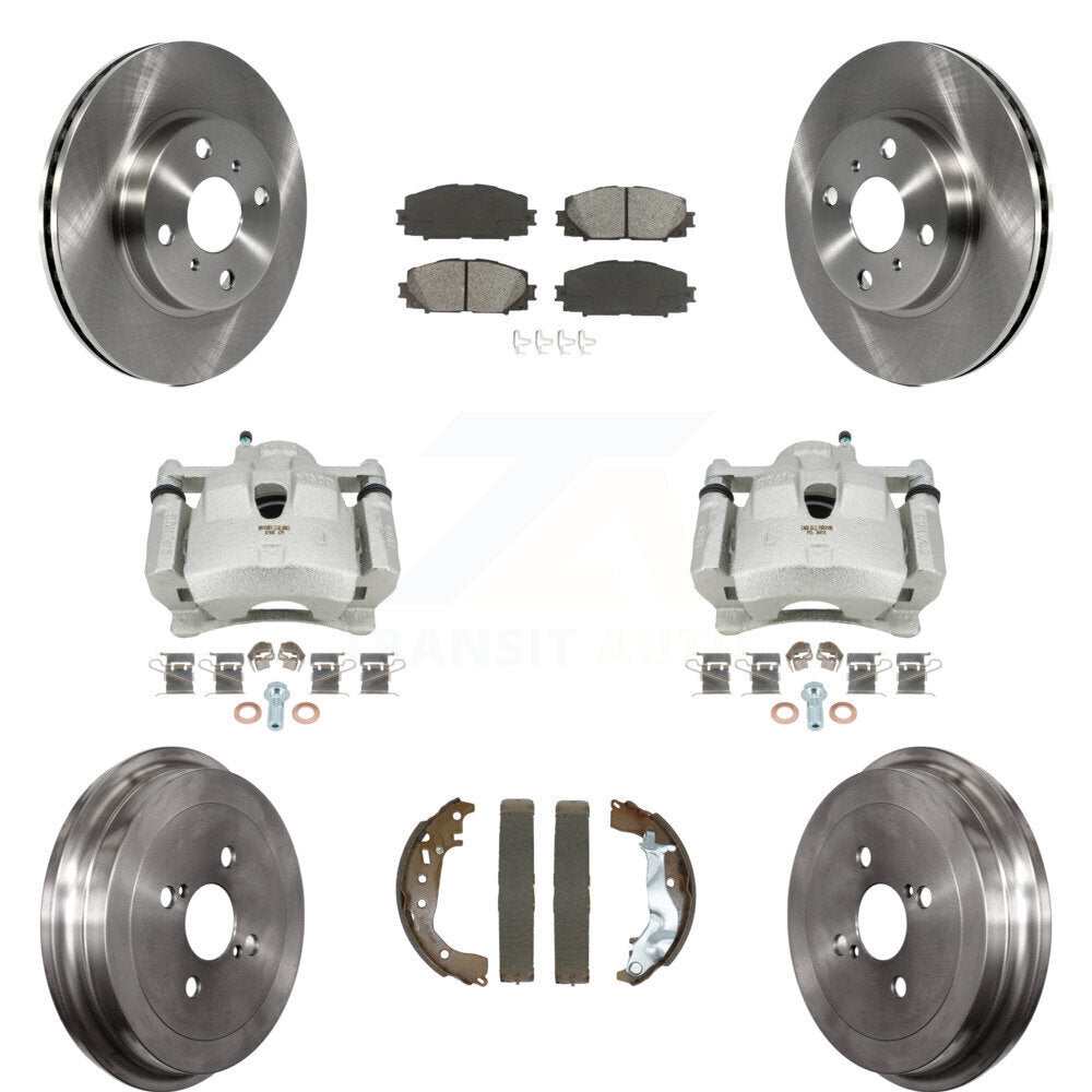 Transit Auto KC8-101280S Disc Brake Kit for 2014-2018 Toyota Yaris - Front and Rear product image