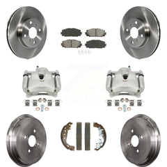 Transit Auto KC8-101280S Disc Brake Kit for 2014-2018 Toyota Yaris - Front and Rear product image