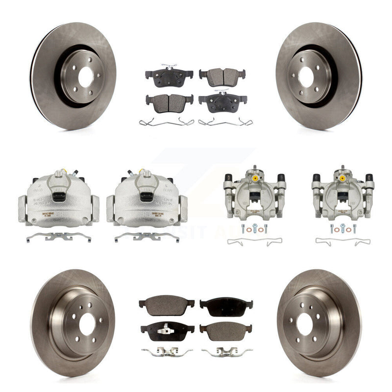 Transit Auto KC8-101281P Disc Brake Kit for 2017-2019 Lincoln MKC - Front and Rear product image
