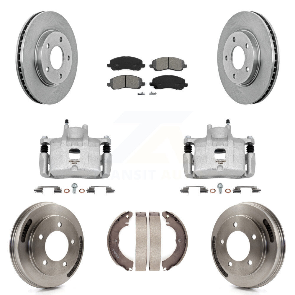 Transit Auto KC8-101281S Disc Brake Kit for 2008-2014 Mitsubishi Lancer - Front and Rear product image