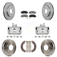 Transit Auto KC8-101281S Disc Brake Kit for 2008-2014 Mitsubishi Lancer - Front and Rear product image