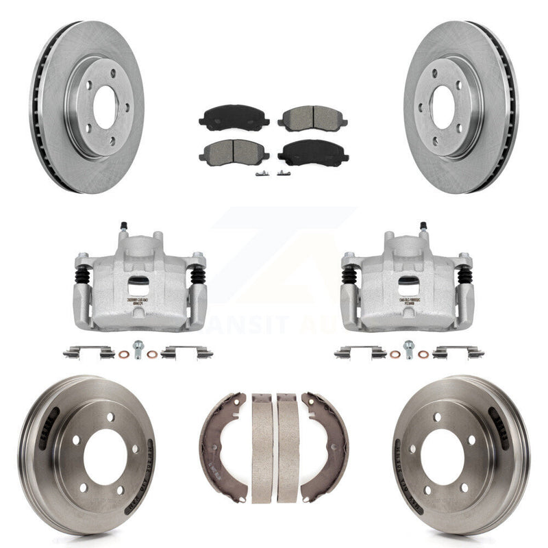 Transit Auto KC8-101281S Disc Brake Kit for 2008-2014 Mitsubishi Lancer - Front and Rear product image