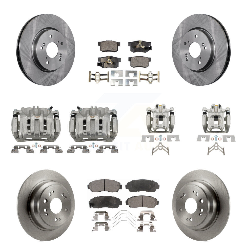 Transit Auto KC8-101281T Disc Brake Kit for 2012-2015 Honda Crosstour - Front and Rear product image