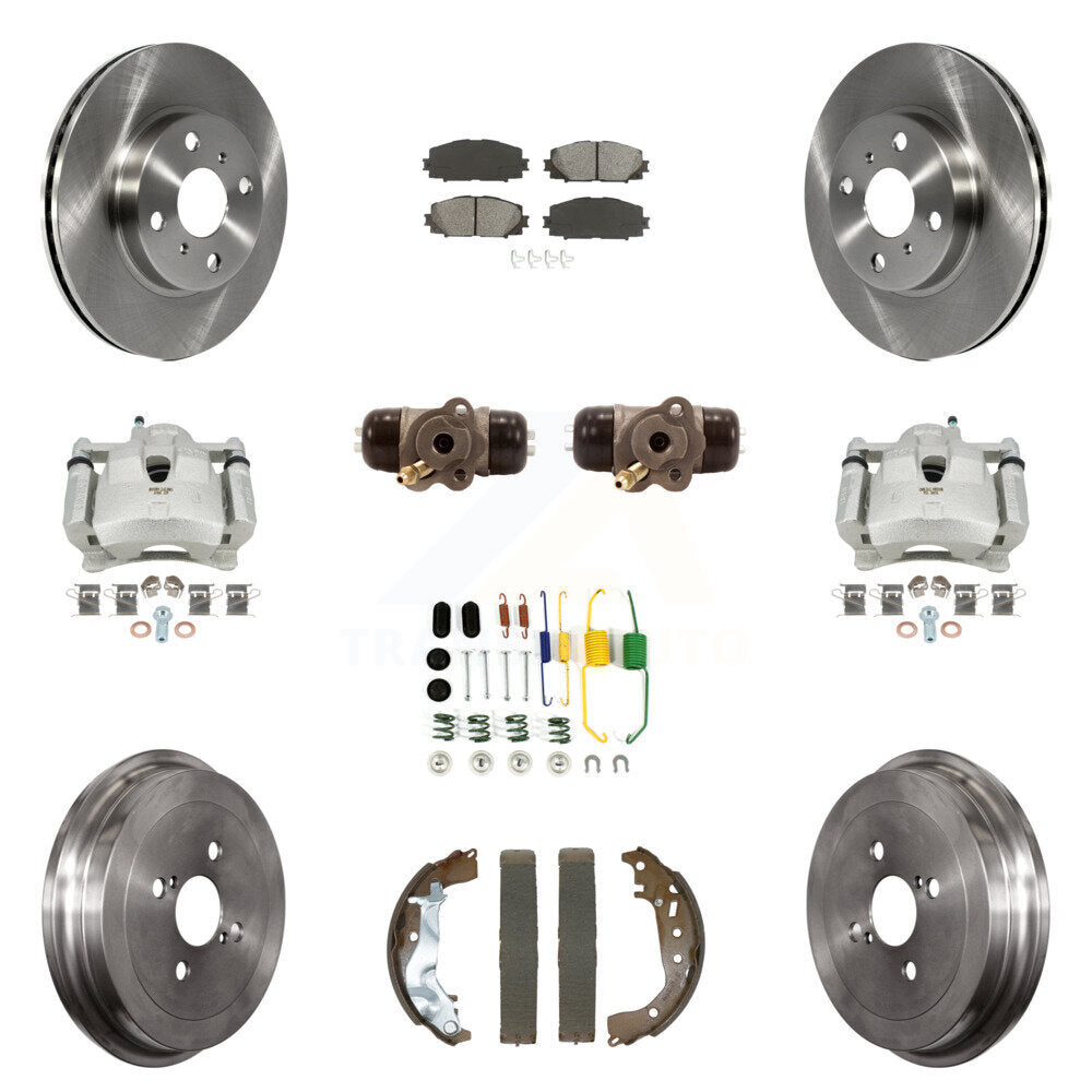 Transit Auto KC8-101282S Disc Brake Kit for 2014-2018 Toyota Yaris - Front and Rear product image