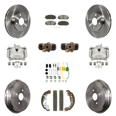 Transit Auto KC8-101282S Disc Brake Kit for 2014-2018 Toyota Yaris - Front and Rear product image