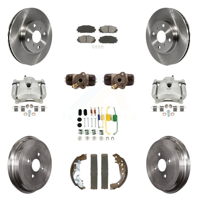 Transit Auto KC8-101282S Disc Brake Kit for 2014-2018 Toyota Yaris - Front and Rear product image
