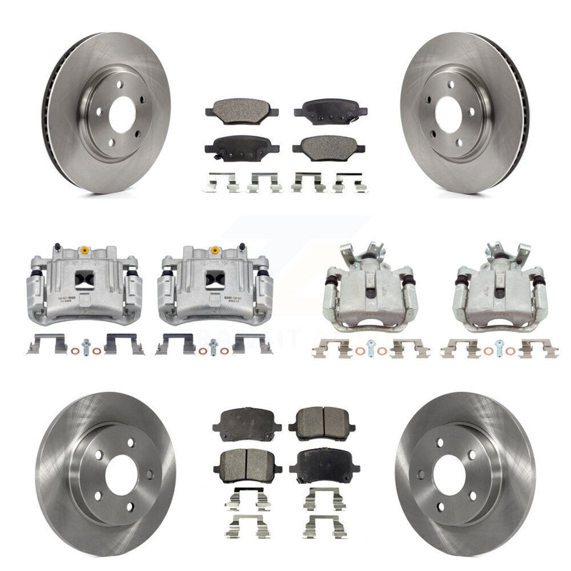 Transit Auto KC8-101283P Disc Brake Kit for 2005 Pontiac G6 - Front and Rear product image