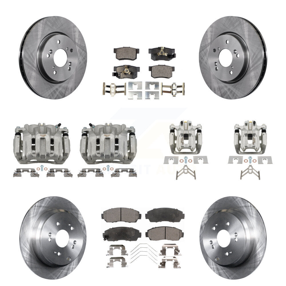 Transit Auto KC8-101283T Disc Brake Kit for 2012-2016 Honda CR-V - Front and Rear product image