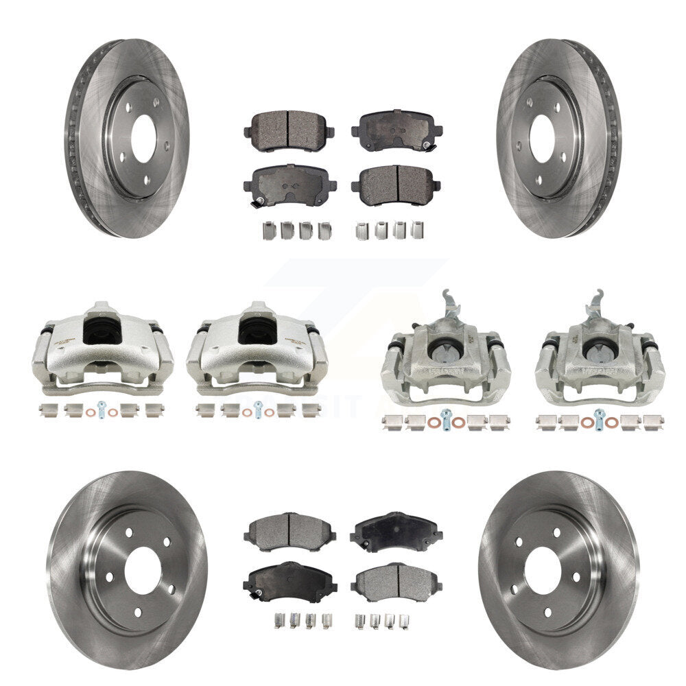 Transit Auto KC8-101286T Disc Brake Kit for 2009-2011 Dodge Journey - Front and Rear product image