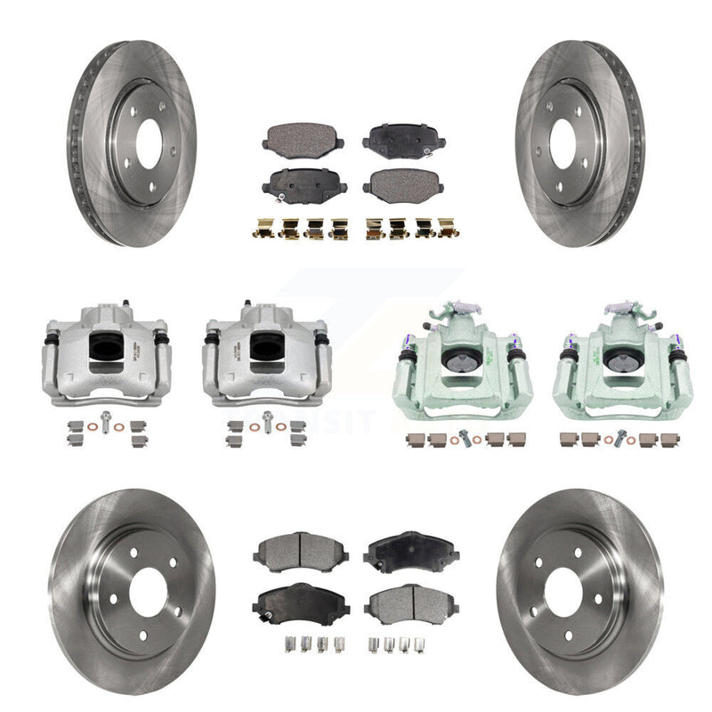 Transit Auto KC8-101291T Disc Brake Kit for 2012 Ram C/V - Front and Rear product image
