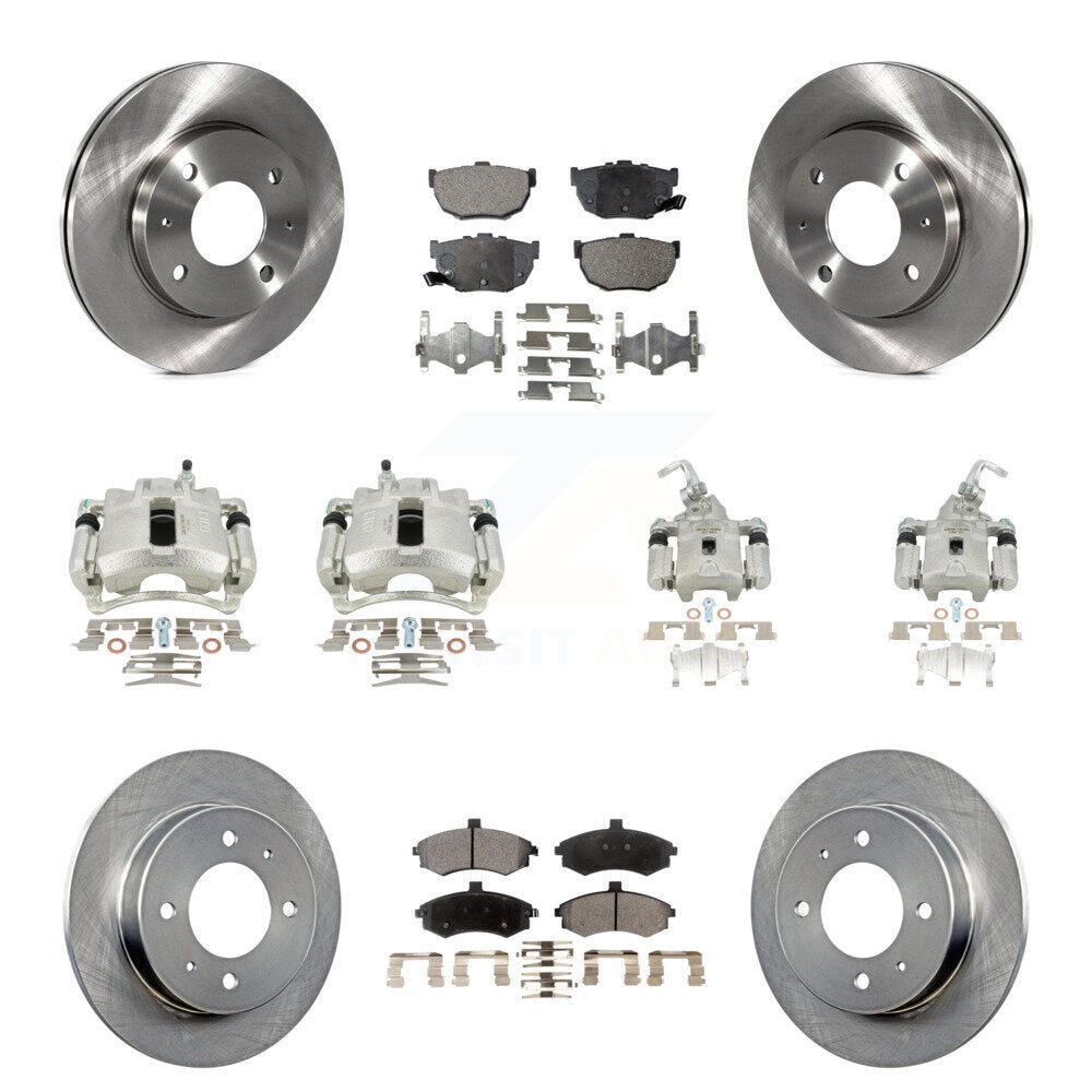 Transit Auto KC8-101292P Disc Brake Kit for 2002-2004 Hyundai Elantra - Front and Rear product image