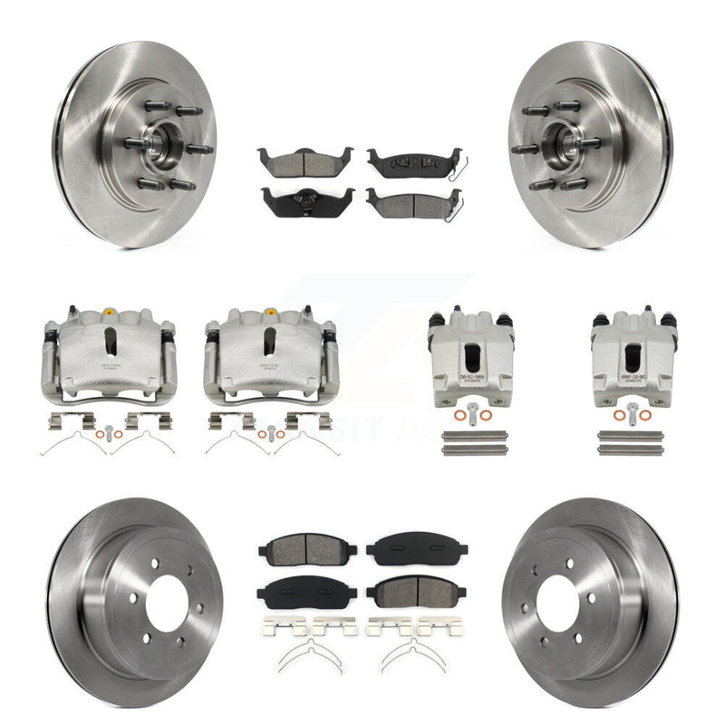 Transit Auto KC8-101293S Disc Brake Kit for 2004-2008 Lincoln Mark LT, Ford F-150 - Front and Rear product image
