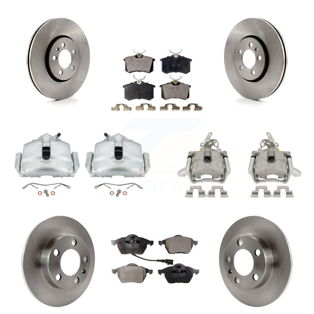 Transit Auto KC8-101293T Disc Brake Kit for 2006 Volkswagen Jetta - Front and Rear product image