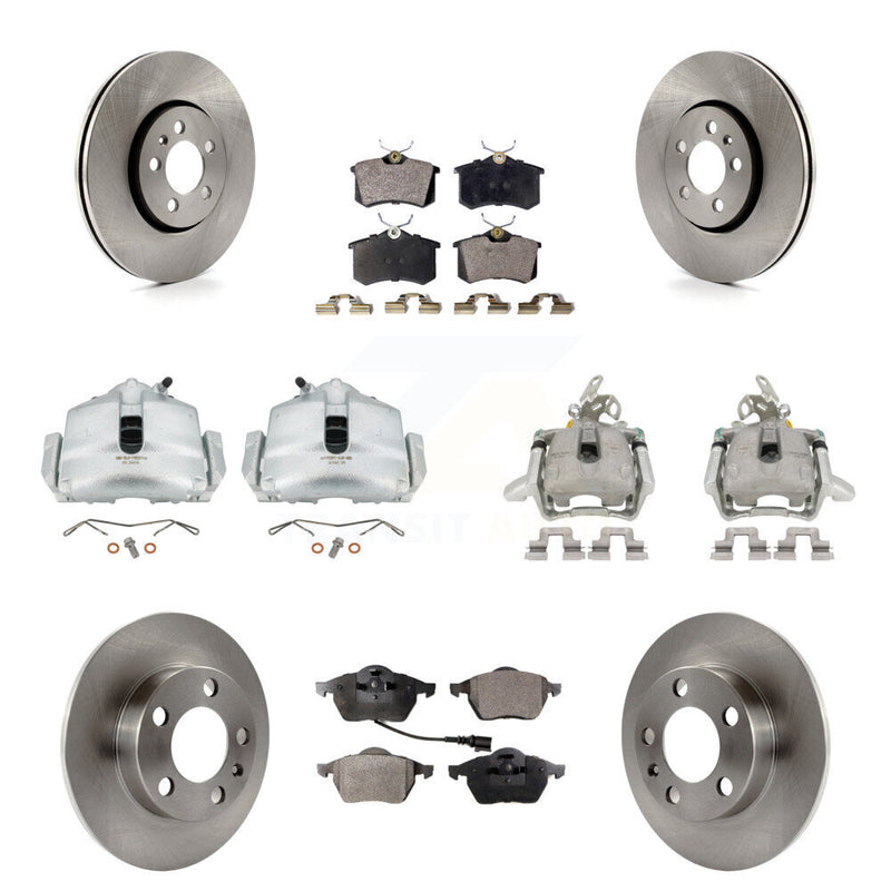 Transit Auto KC8-101293T Disc Brake Kit for 2006 Volkswagen Jetta - Front and Rear product image