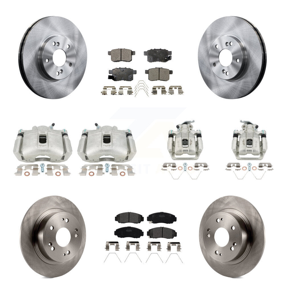 Transit Auto KC8-101294P Disc Brake Kit for 2010-2014 Honda Accord, Acura TSX - Front and Rear product image