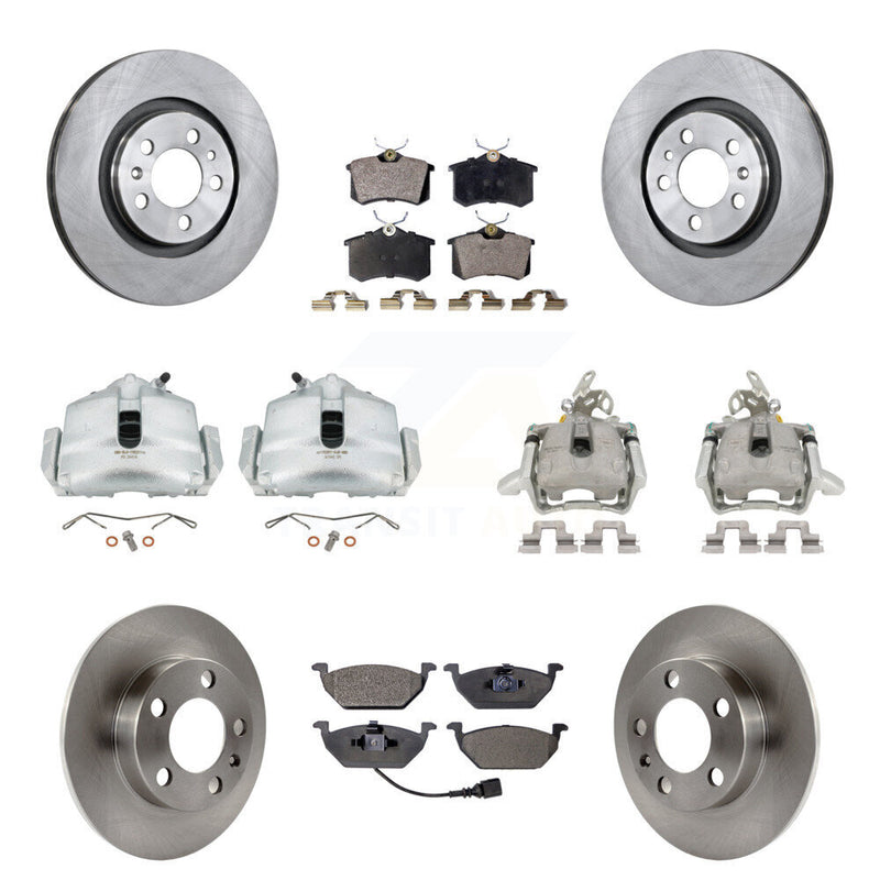 Transit Auto KC8-101295T Disc Brake Kit for 2006 Volkswagen Jetta - Front and Rear product image