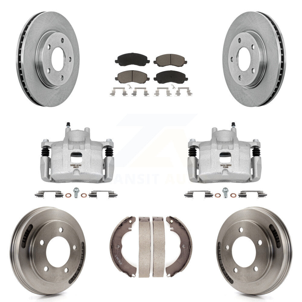 Transit Auto KC8-101296C Disc Brake Kit for 2008-2014 Mitsubishi Lancer - Front and Rear product image