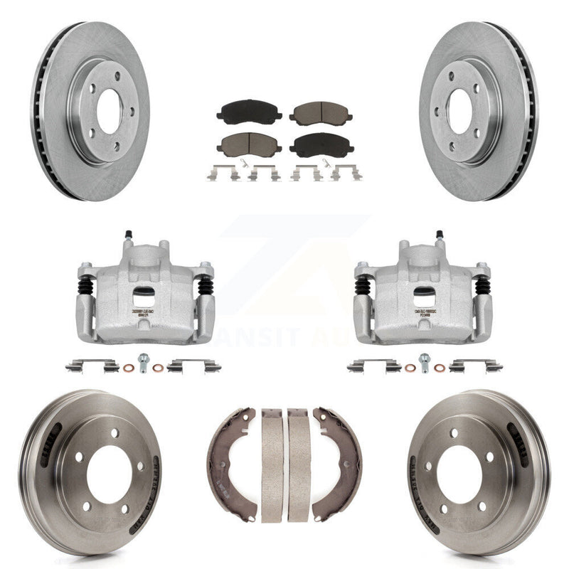 Transit Auto KC8-101296C Disc Brake Kit for 2008-2014 Mitsubishi Lancer - Front and Rear product image