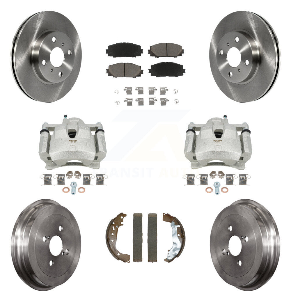 Transit Auto KC8-101297C Disc Brake Kit for 2014-2018 Toyota Yaris - Front and Rear product image